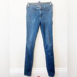 Abercrombie & Fitch Dark Wash Classic High Waisted Skinny Jeans